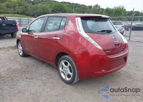 2013 Nissan Leaf Sv z USA, uszkodzony, nr VIN 1N4AZ0CP5DC404876